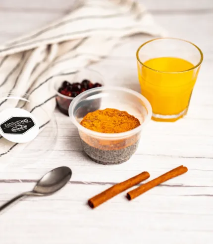 Kókusztejes chiamag puding fahéjjal