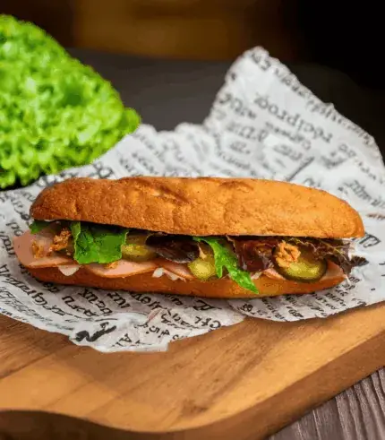 Gluténmentes New York Deli bagett