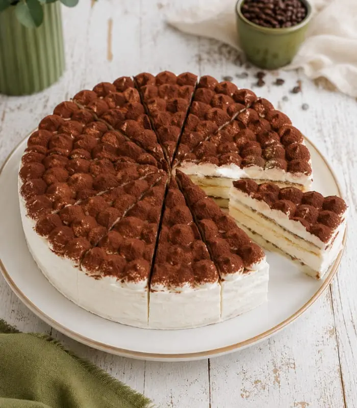 Tiramisu torta (14 szelet) Tiramisu torta (14 szelet)